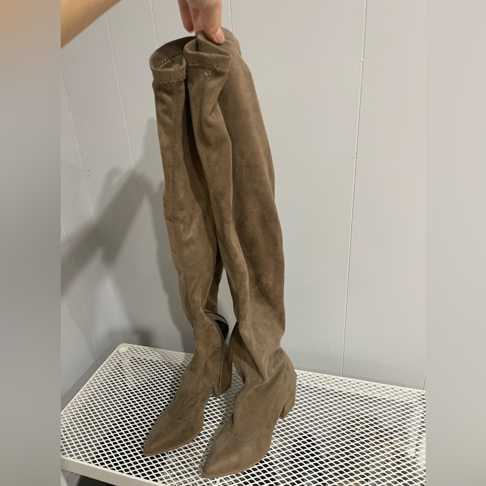 Fashion nova heeled boots